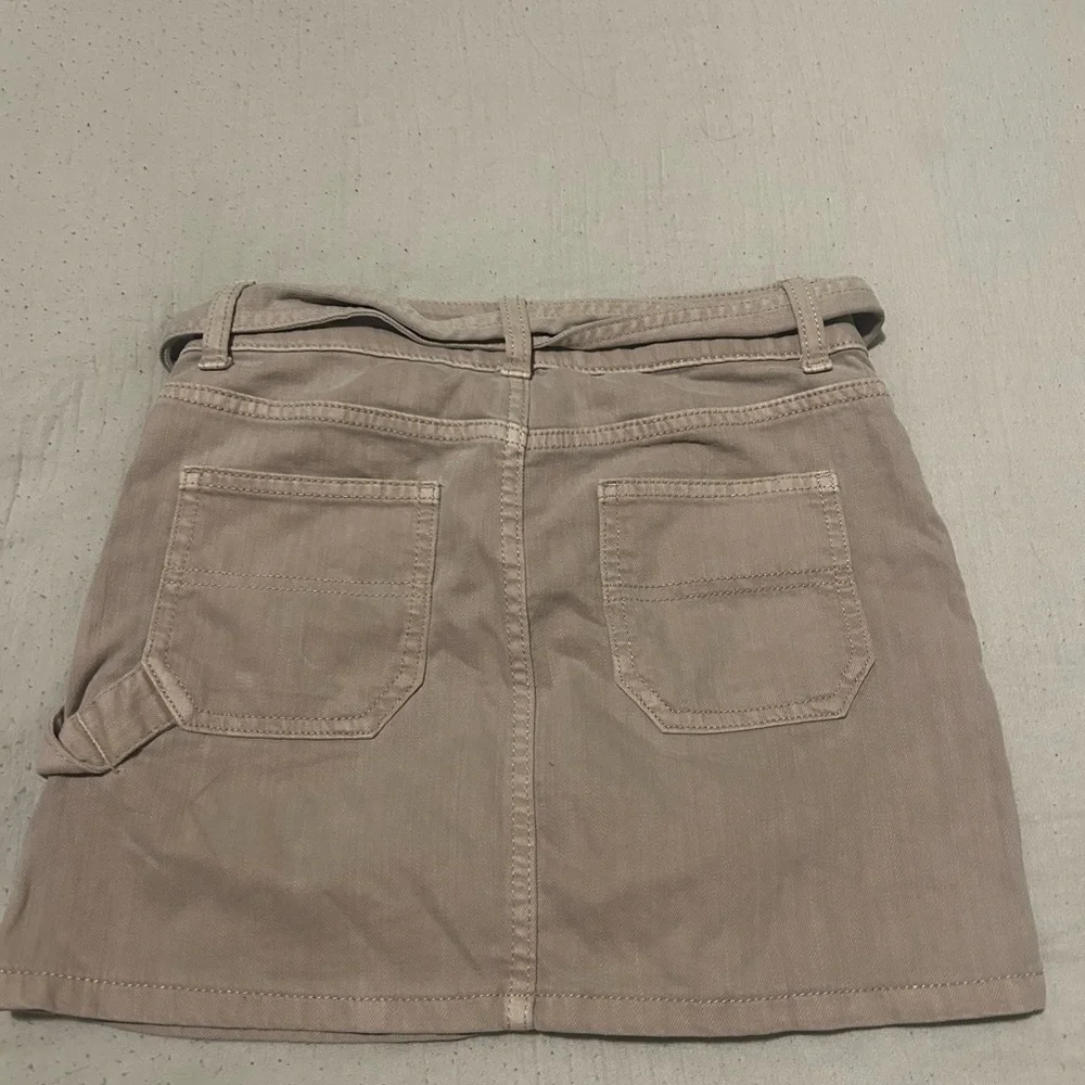 SO Beige Mini Skirt with Belt